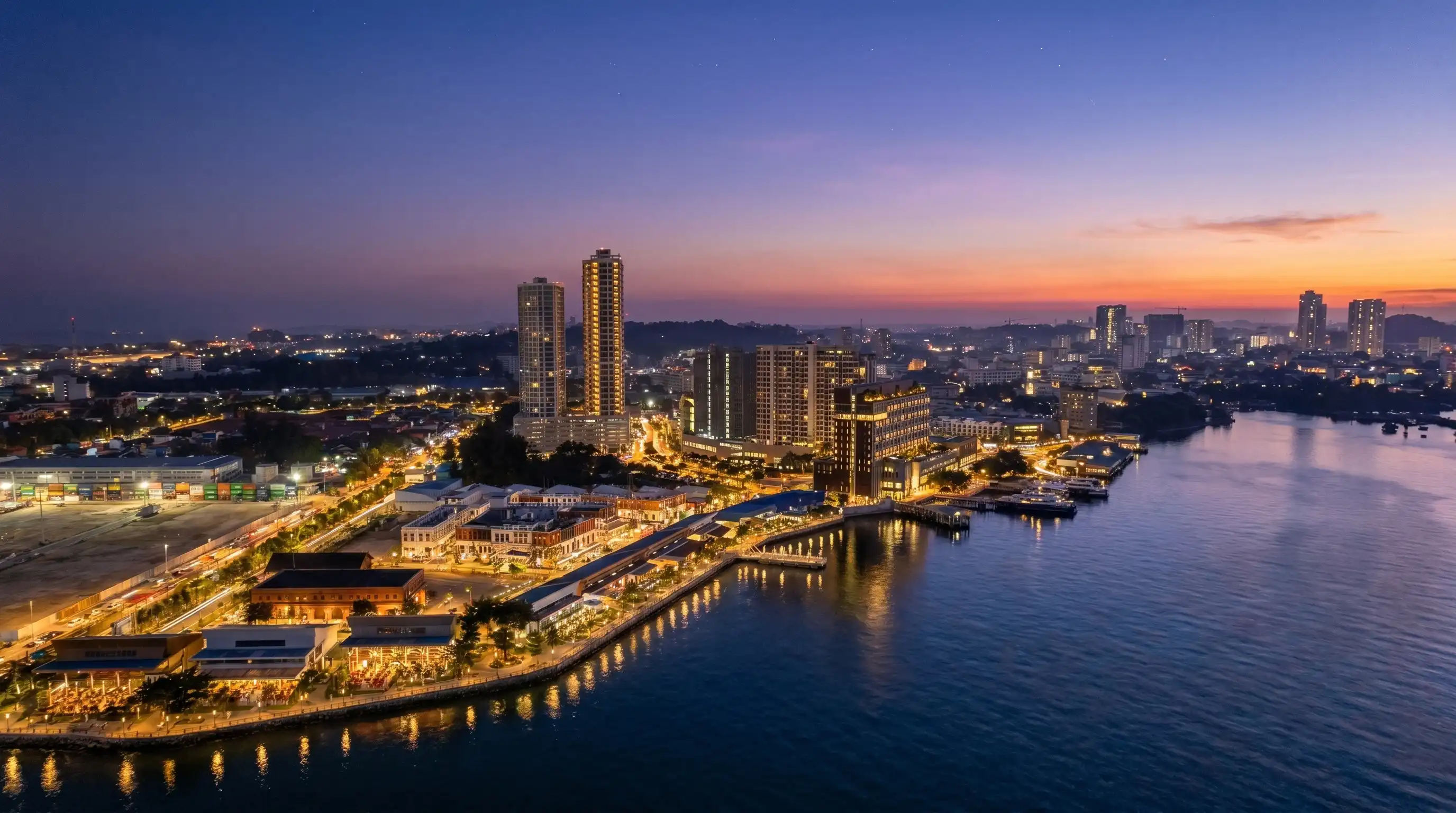 Harbour Bay Downtown aerial view